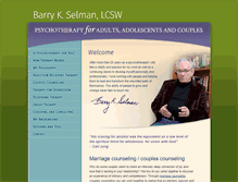 Tablet Screenshot of barrykselman.com